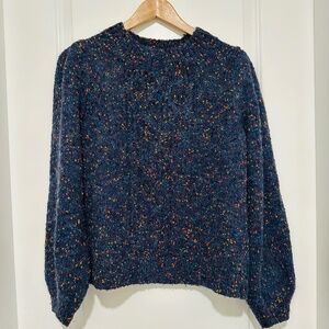 Hatley | Piper Cable Knit Pullover Sweater  Blue Confetti Multicolour   Size Med